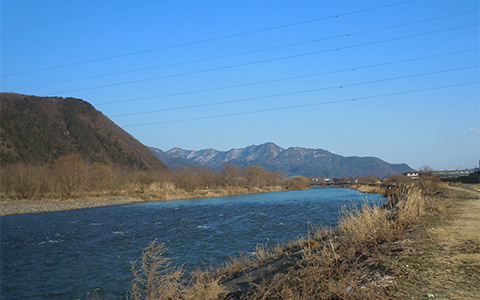 葛尾と千曲川