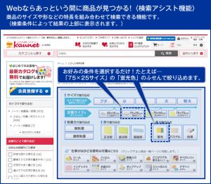 検索アシスト機能